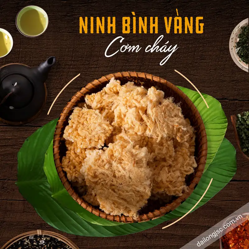 Cơm cháy Ninh Bình Vàng 220 g