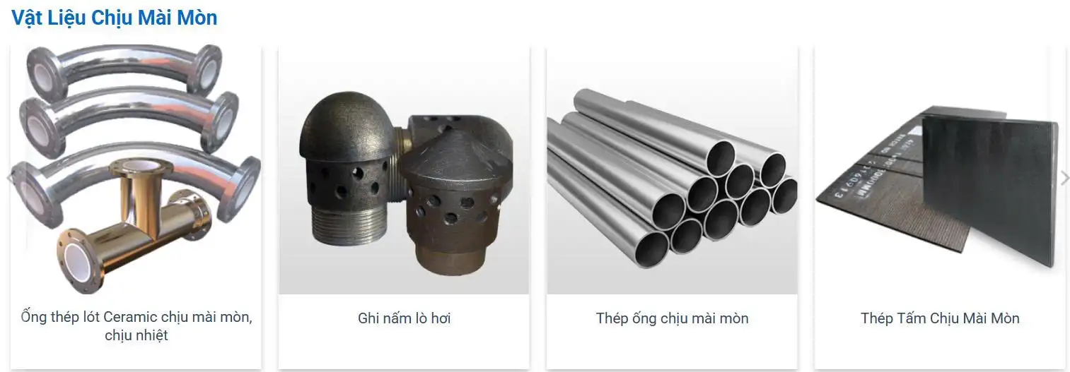 Vật Liệu Chịu Mài Mòn
