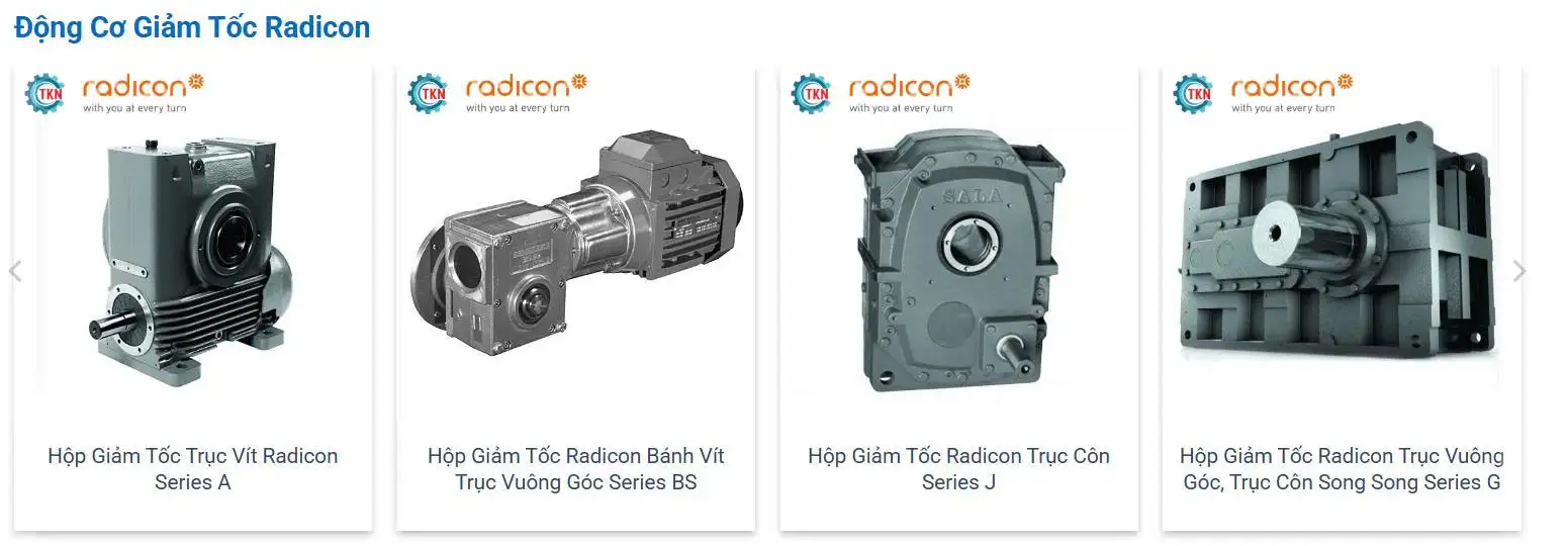 Động Cơ Giảm Tốc Radicon